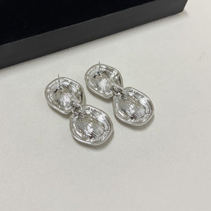 Champagne and Lavender Statement Earrings JLT13741