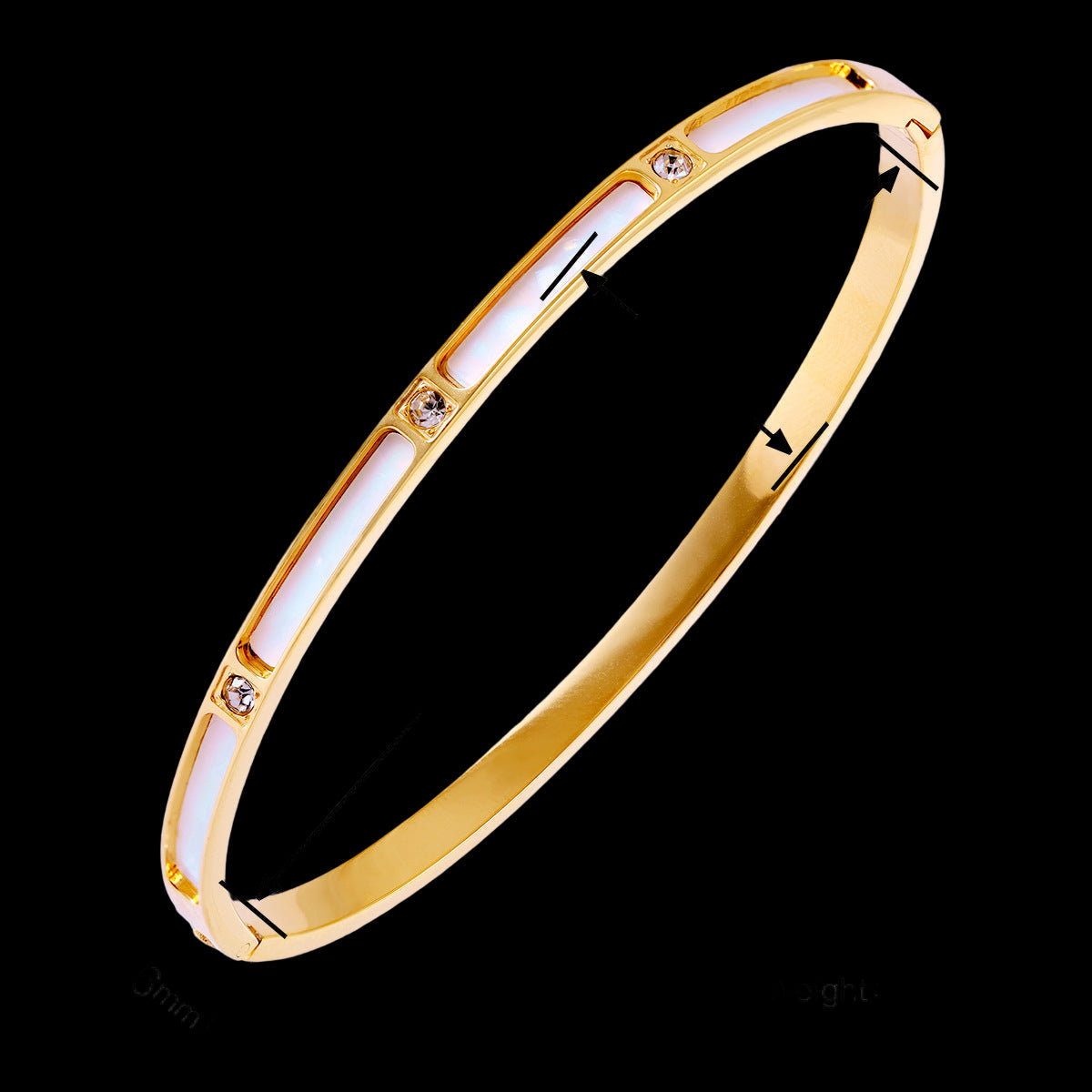 Elegant Alternative Zircon With Cubic Bracelet JLTB0670