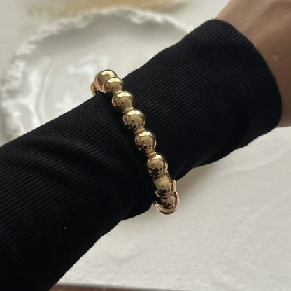 Just Lil Things Golden Beaded Cuff Bracelet  JLTB0914