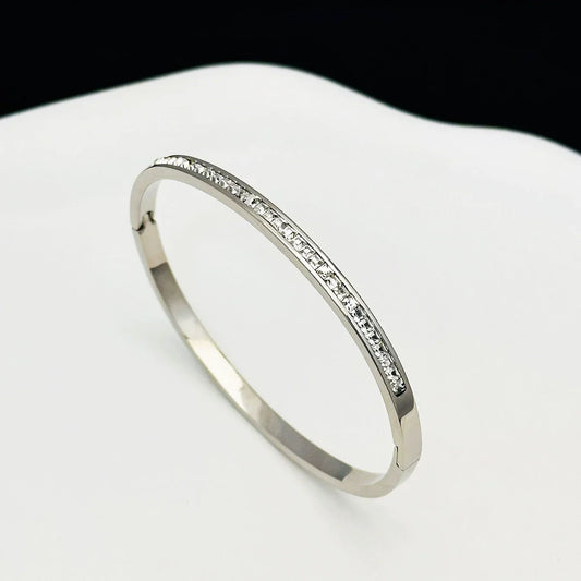 Just Lil Things Silver Crystal Line Bracelet JLTB0935