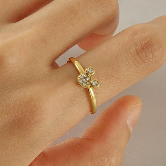 Sparkle Bear Adjustable Ring JLTR0613