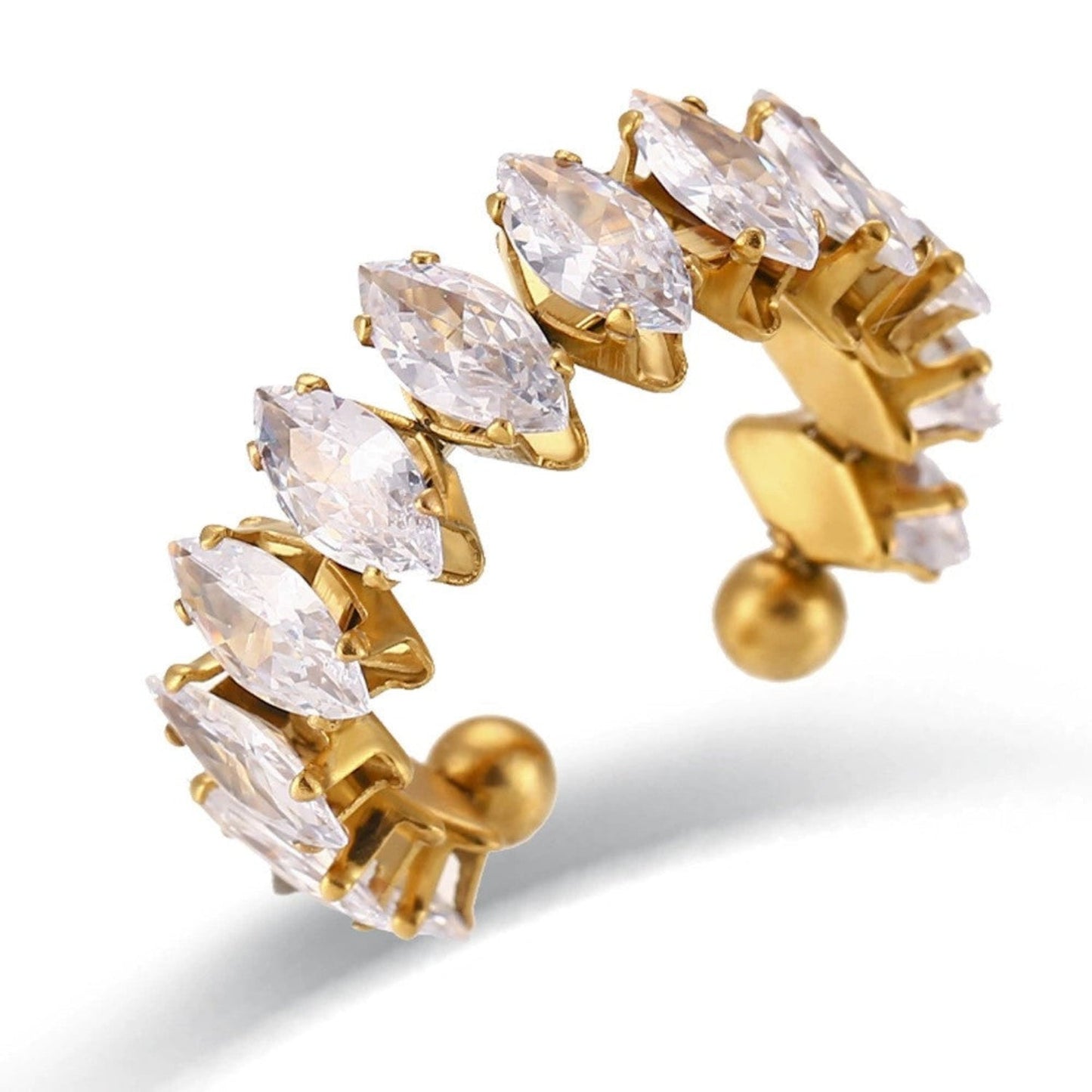 Crystal Marquise Adjustable Ring JLTR0616