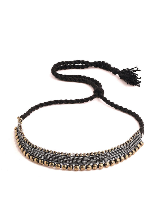 Priyaasi Oxidized Metallic Chocker