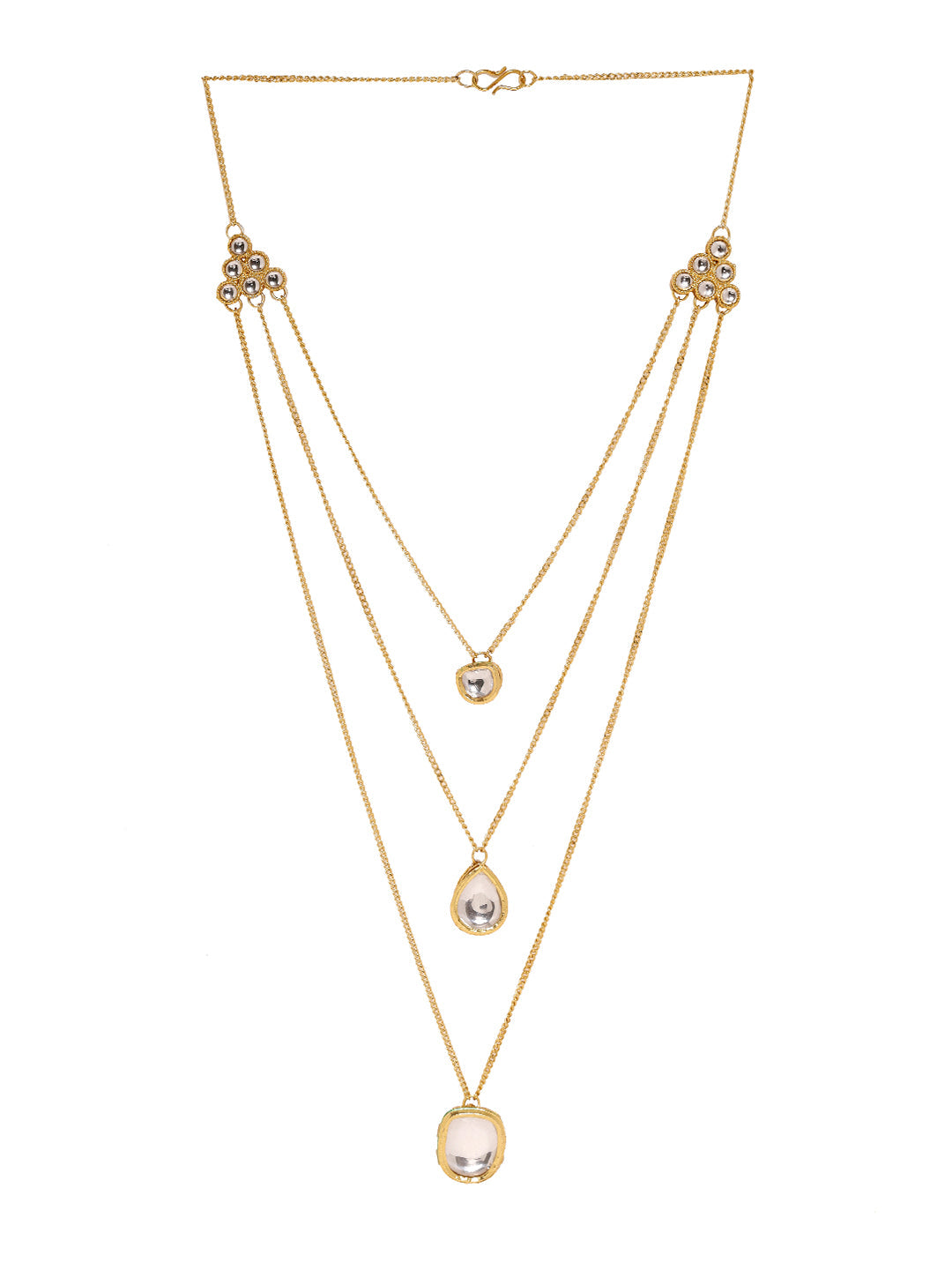 Priyaasi A Three-Layered Kundan Cascade Chain
