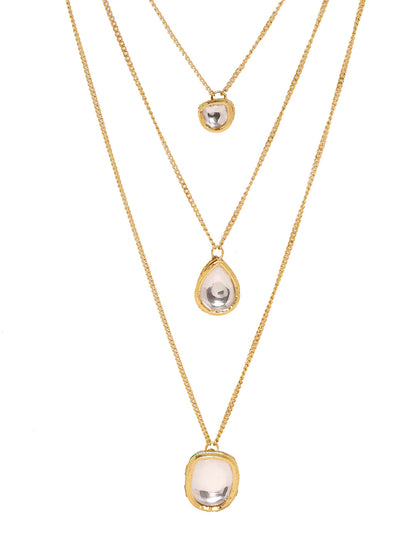 Priyaasi A Three-Layered Kundan Cascade Chain