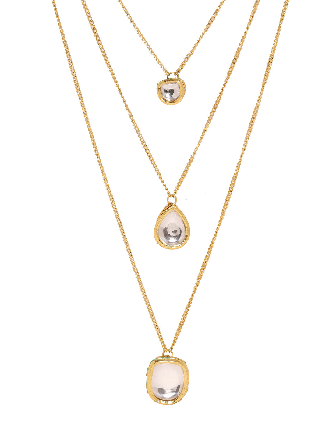 Priyaasi A Three-Layered Kundan Cascade Chain