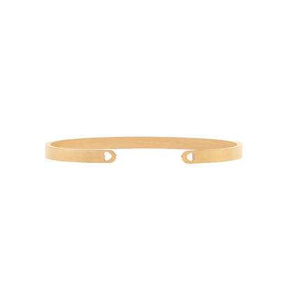 I Can And I Will Rose Gold Cuff Mantra Band
