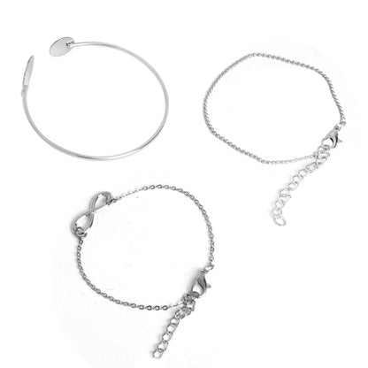 Varese Silver Bracelet Set