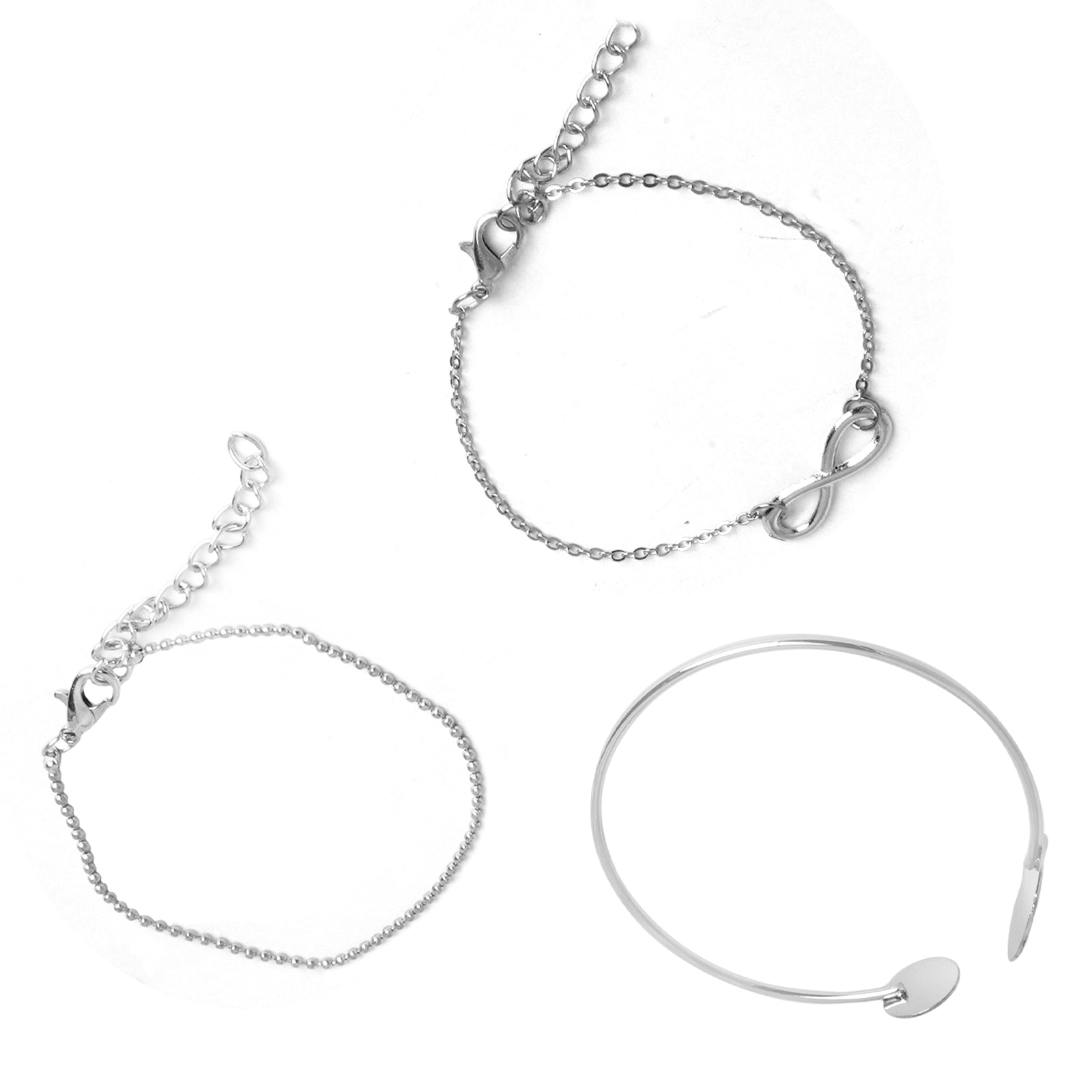 Varese Silver Bracelet Set