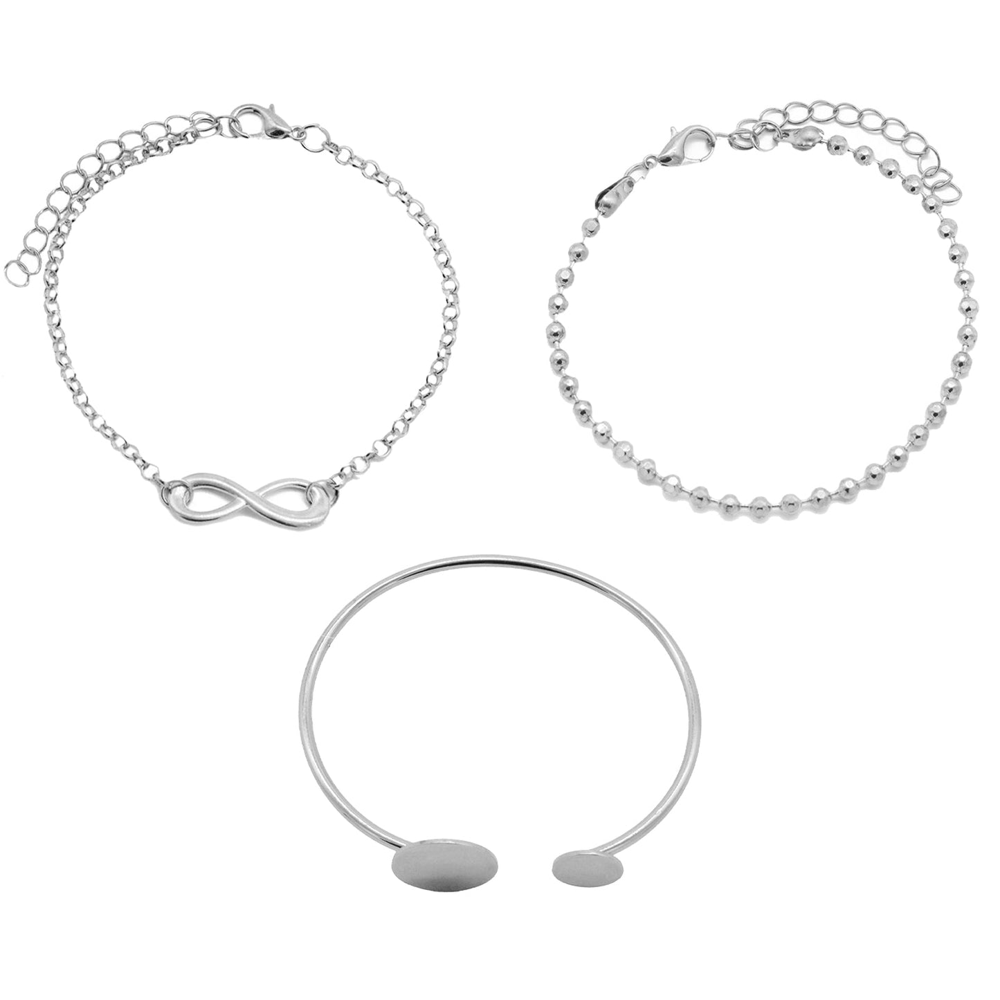 Varese Silver Bracelet Set