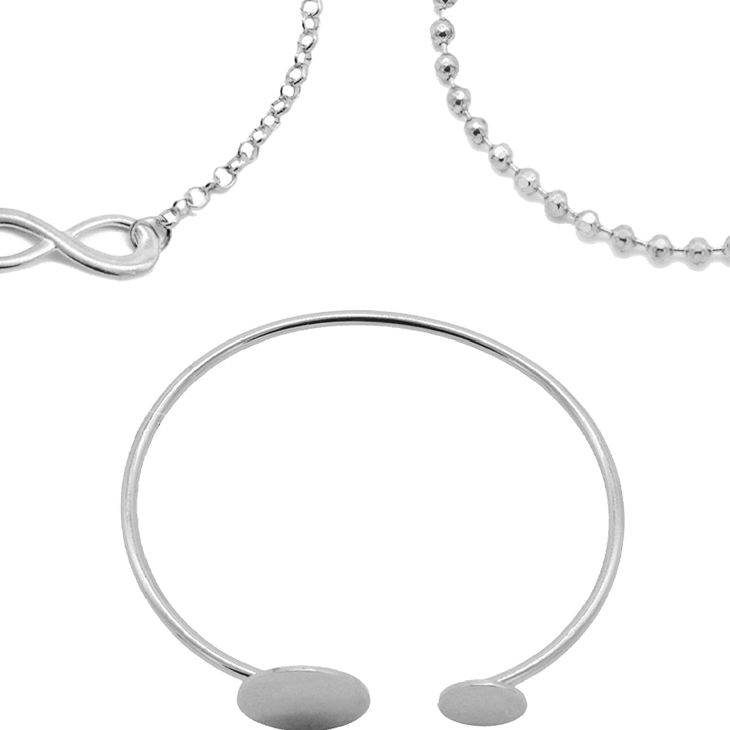 Varese Silver Bracelet Set