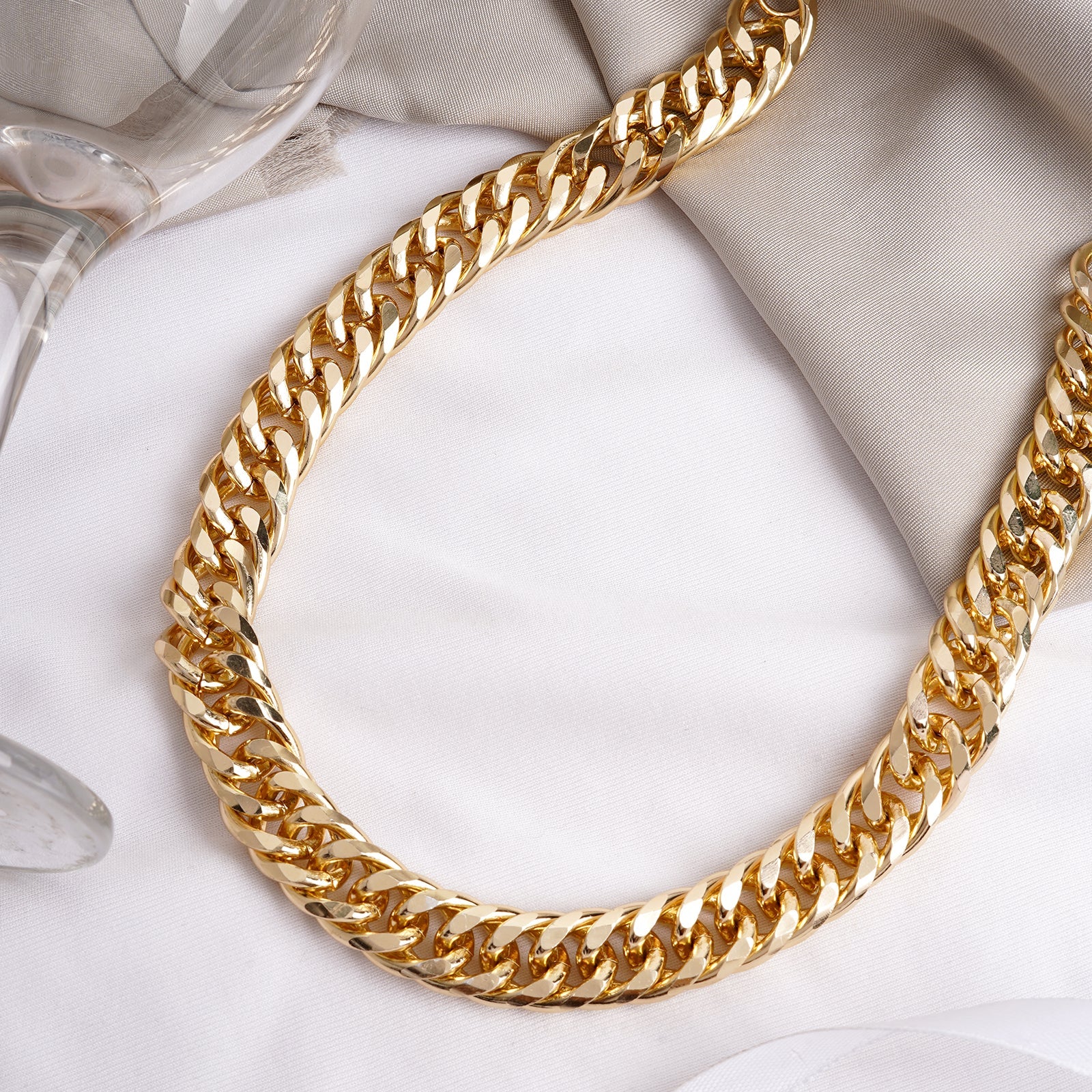 Druzy Chainlink Necklace