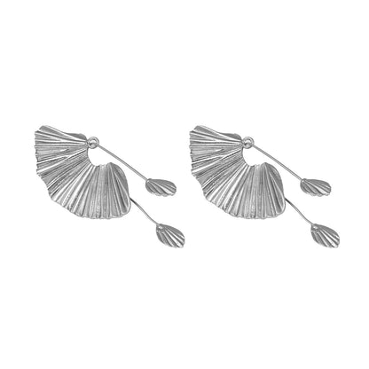 Silver Flair Drop Earring