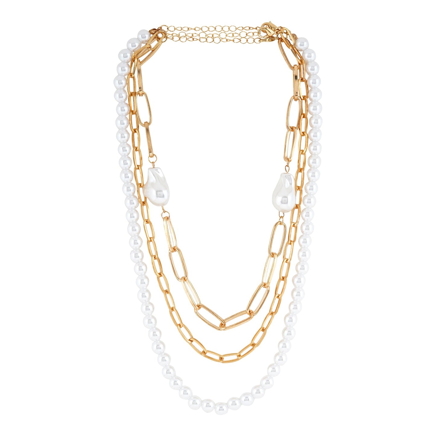 Triple Tallula Gold Layered Necklace