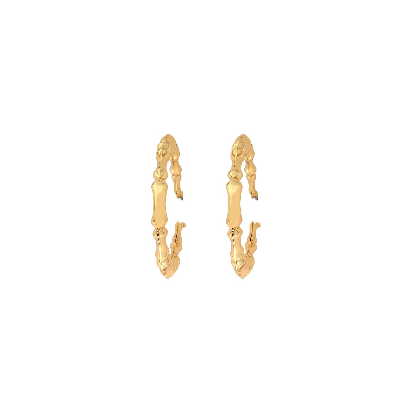 Em Gold Party Hoops