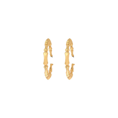 Em Gold Party Hoops