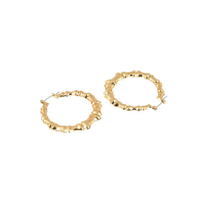 Em Gold Party Hoops