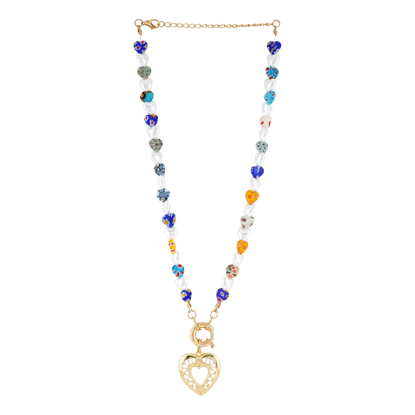 Elfie Heart Bead Necklace