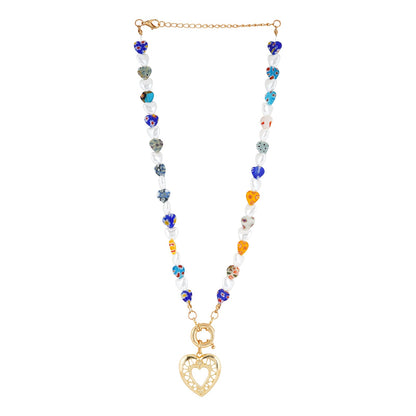 Elfie Heart Bead Necklace