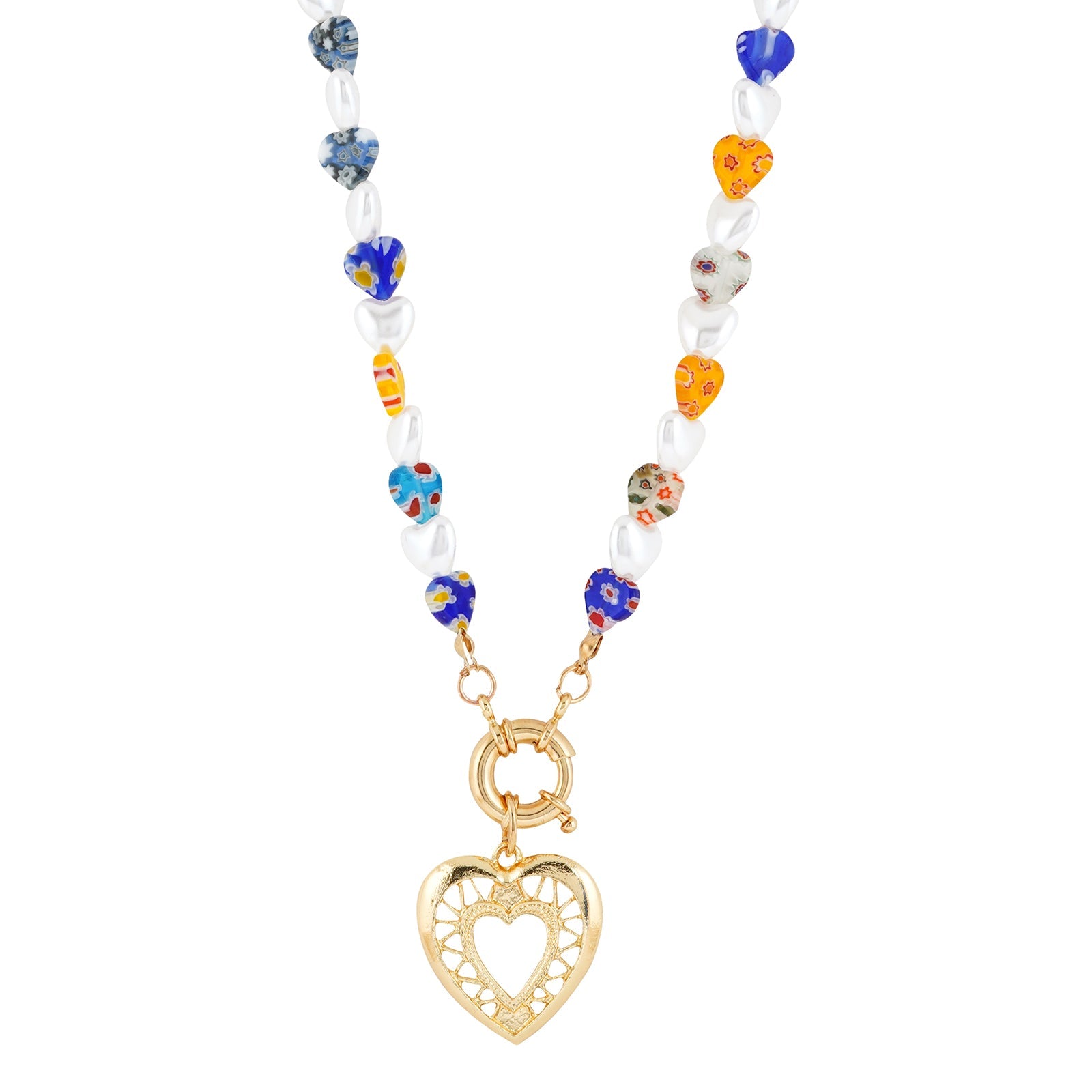 Elfie Heart Bead Necklace