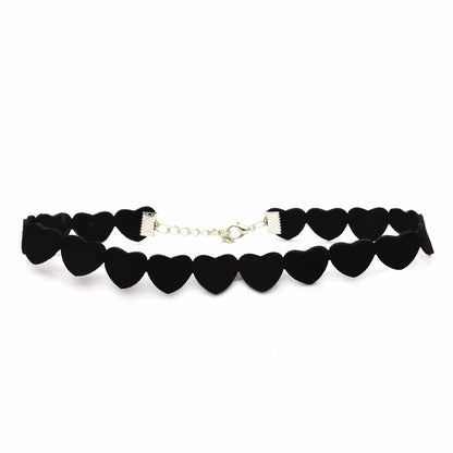 Black Heart Choker - Joker & Witch