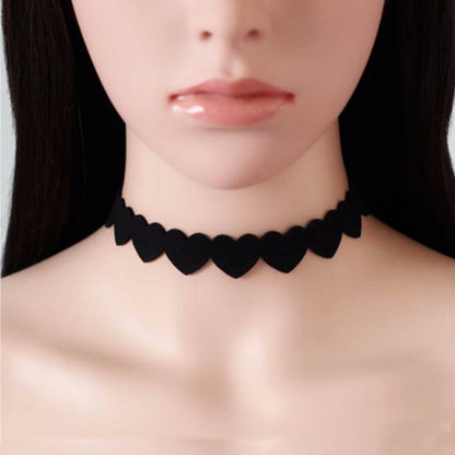 Black Heart Choker - Joker & Witch
