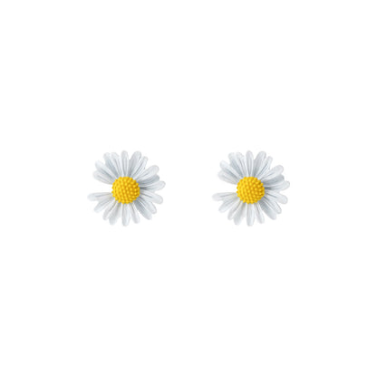 Merry Color Pop White Floral Earring