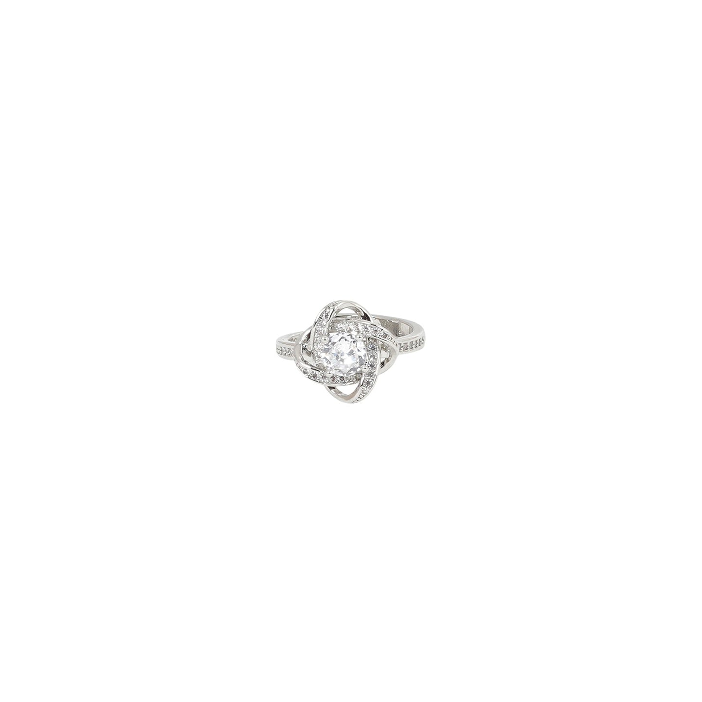 Piper Pretzel Silver Ring