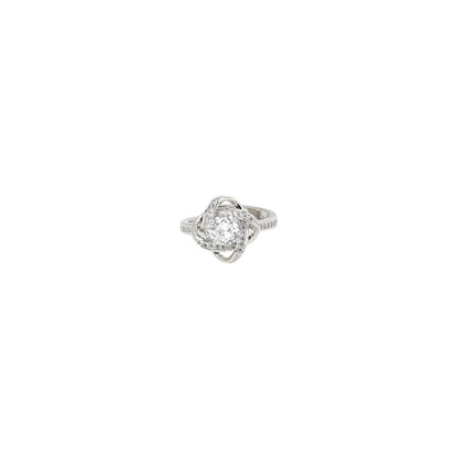 Piper Pretzel Silver Ring