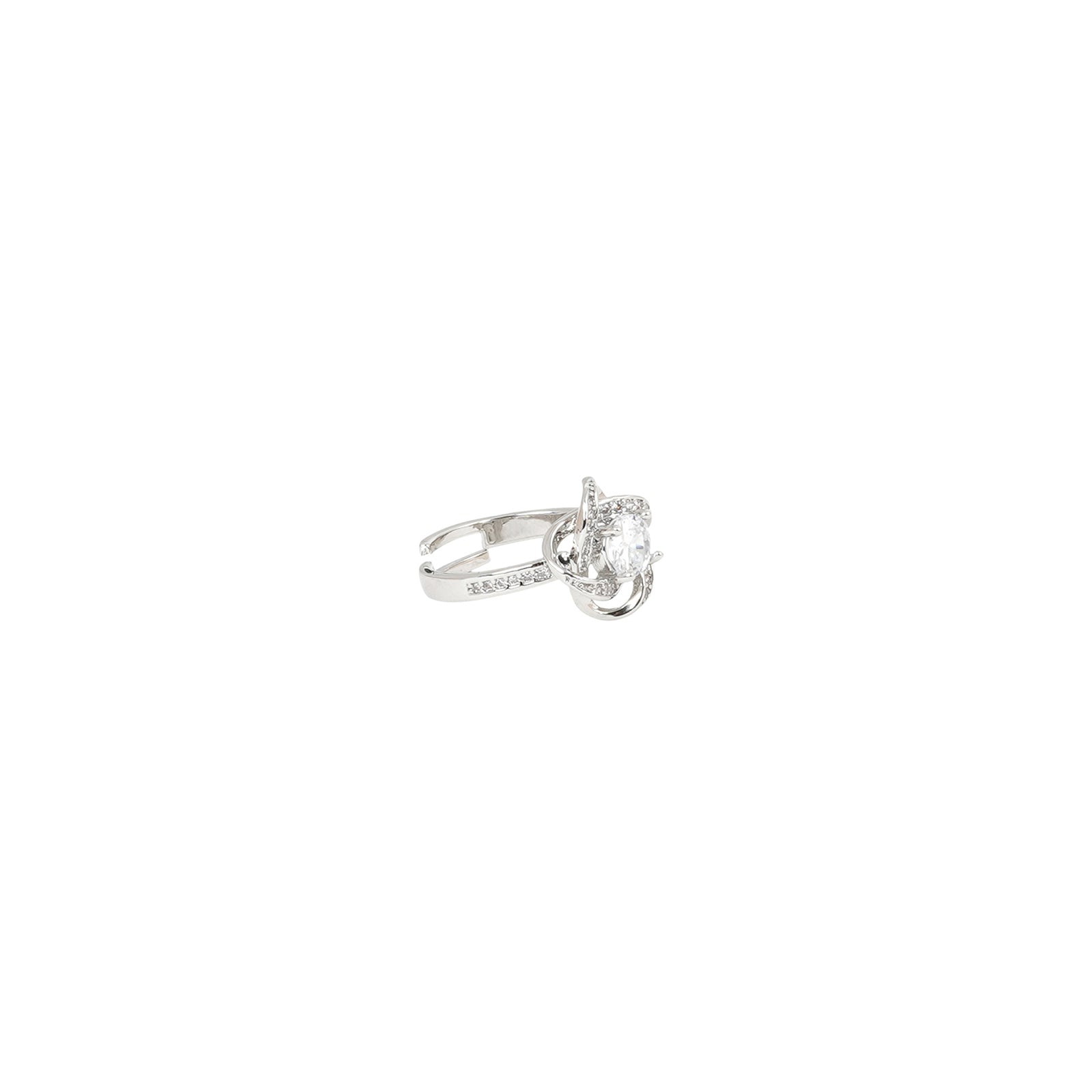 Piper Pretzel Silver Ring