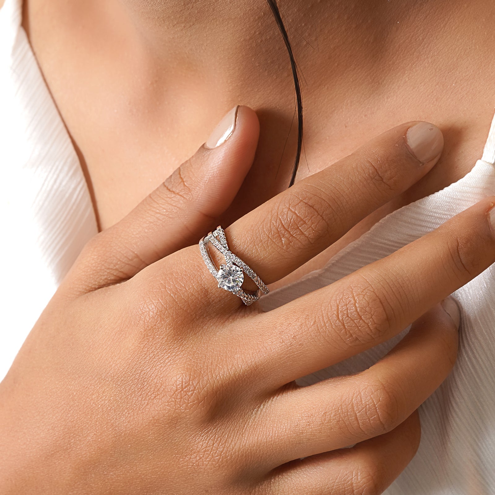 Evie Silver Ring
