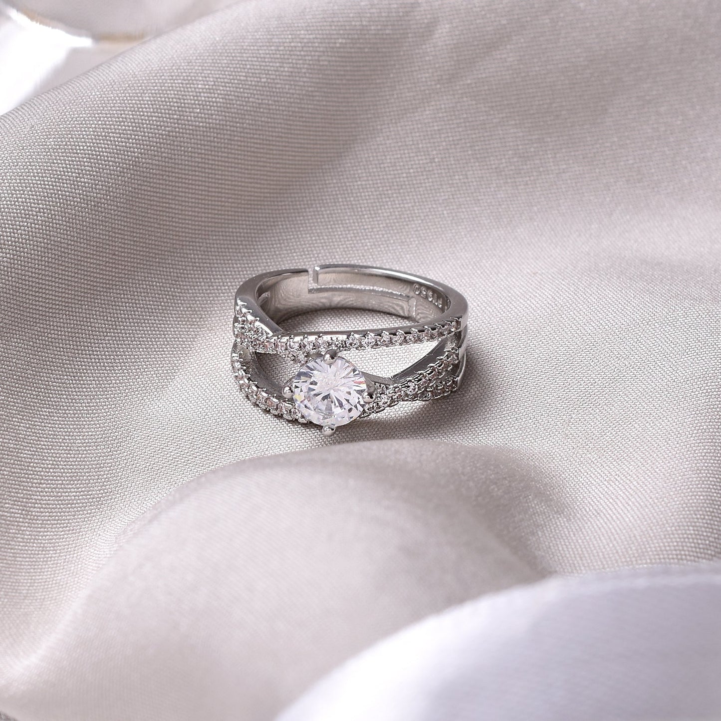 Evie Silver Ring