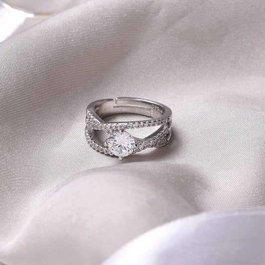 Evie Silver Ring