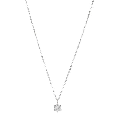 Zelda Silver Rhinestone Necklace