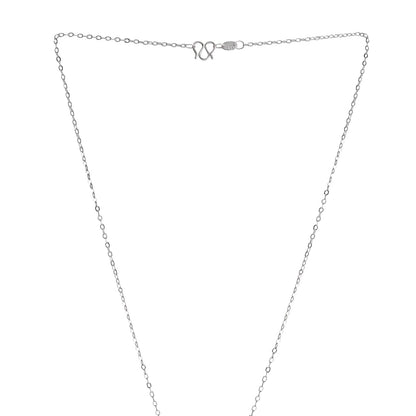 Zelda Silver Rhinestone Necklace
