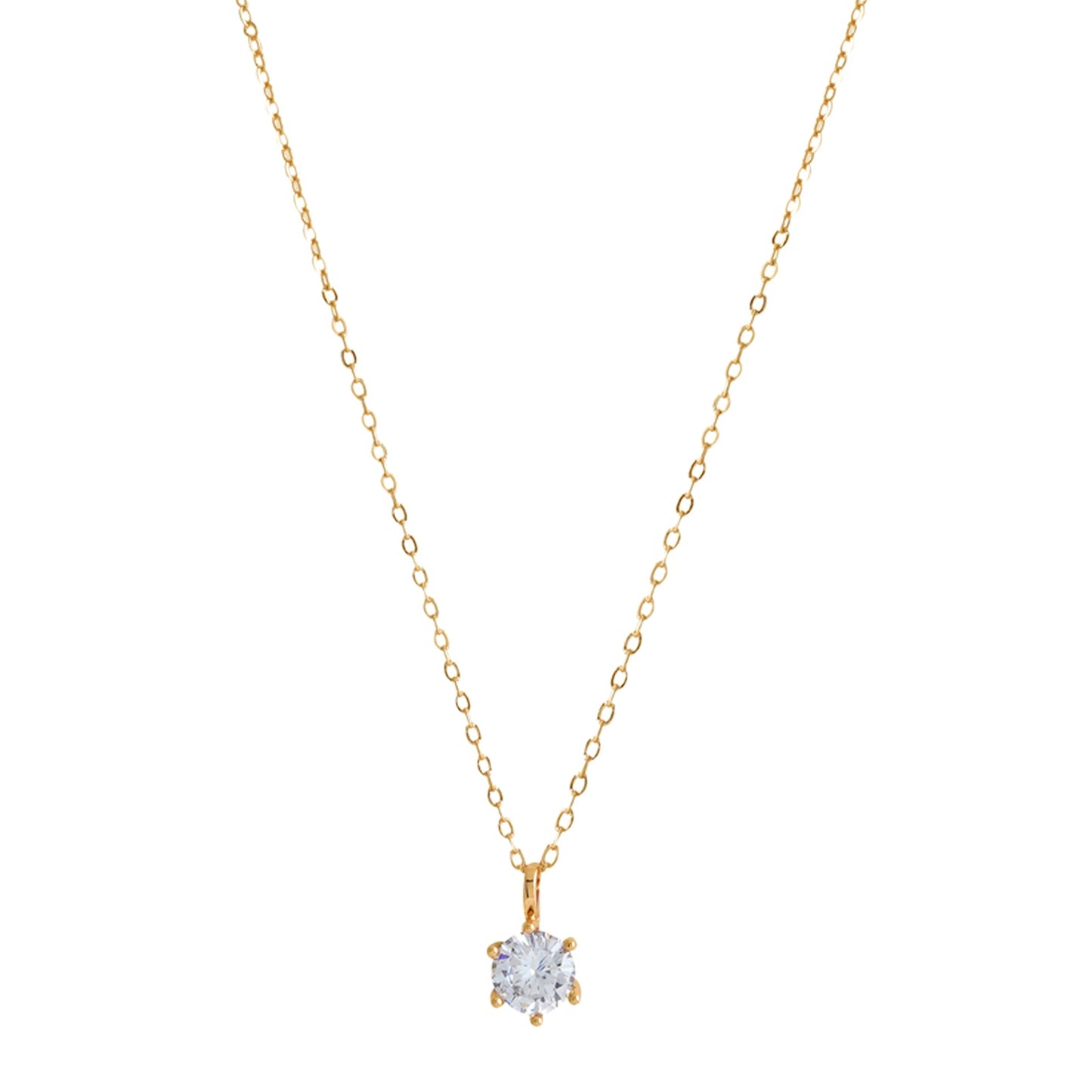 Zelda Gold Rhinestone Necklace