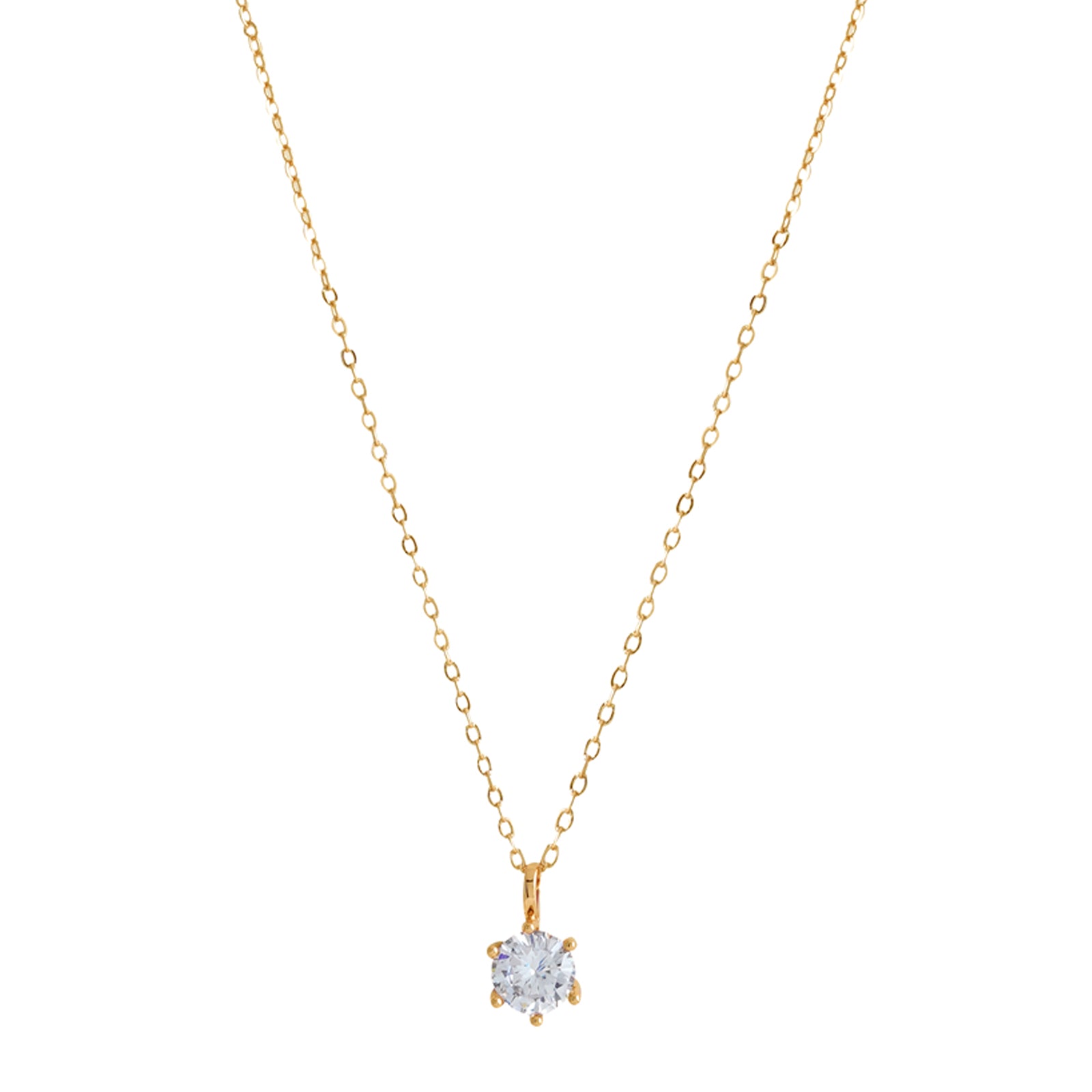Zelda Gold Rhinestone Necklace