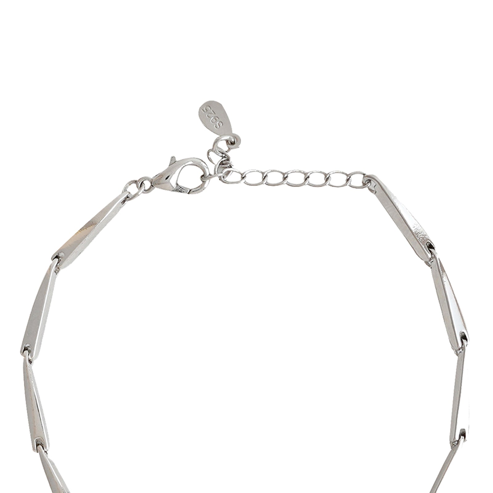 Raven Heart Silver Bracelet