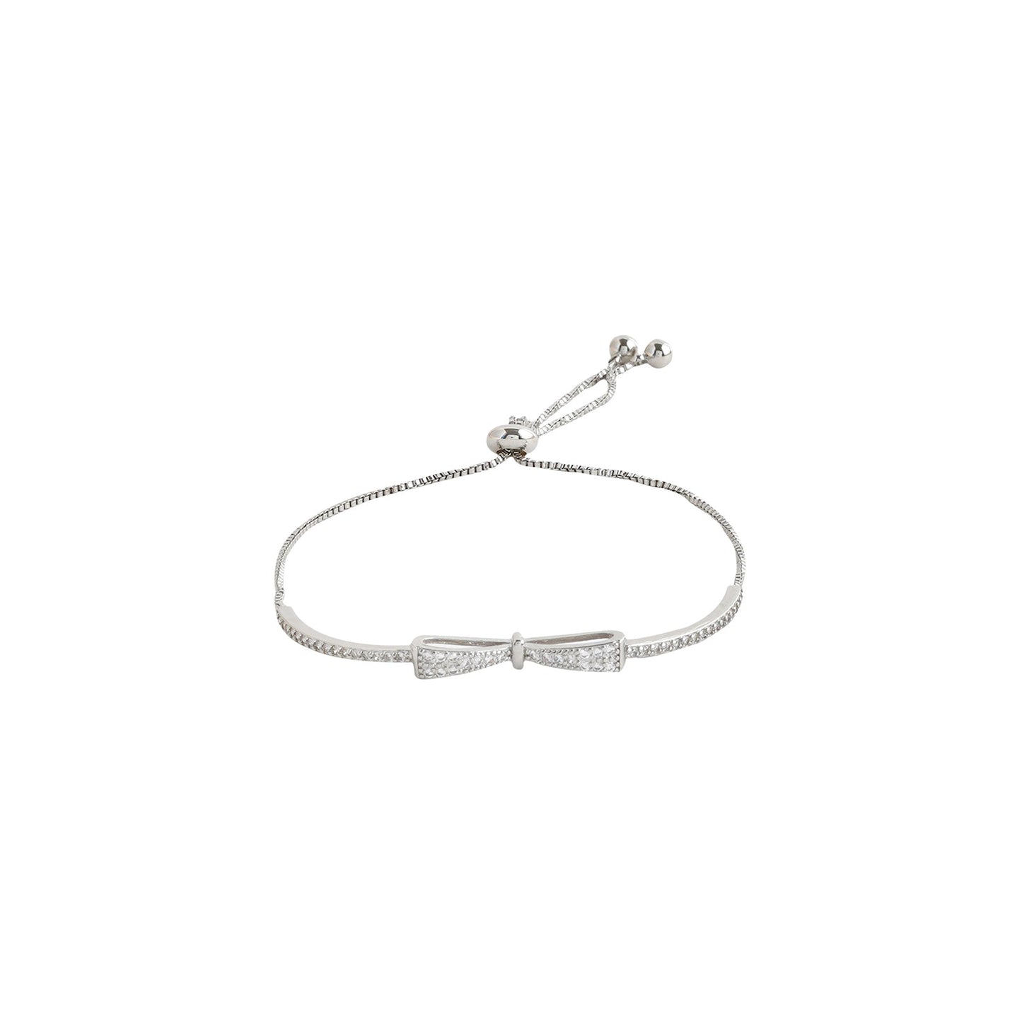 Lowa Bow Silver Bracelet