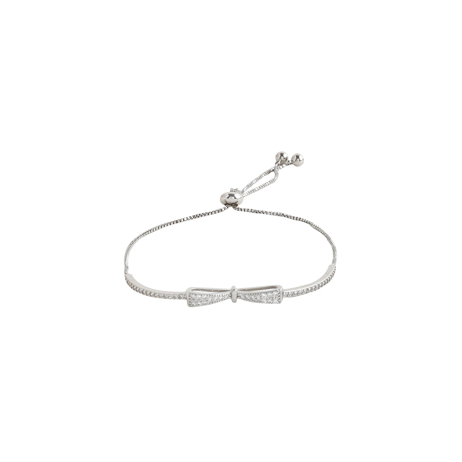 Lowa Bow Silver Bracelet