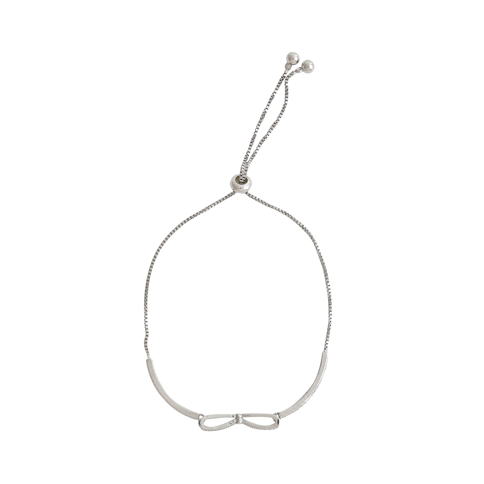 Lowa Bow Silver Bracelet