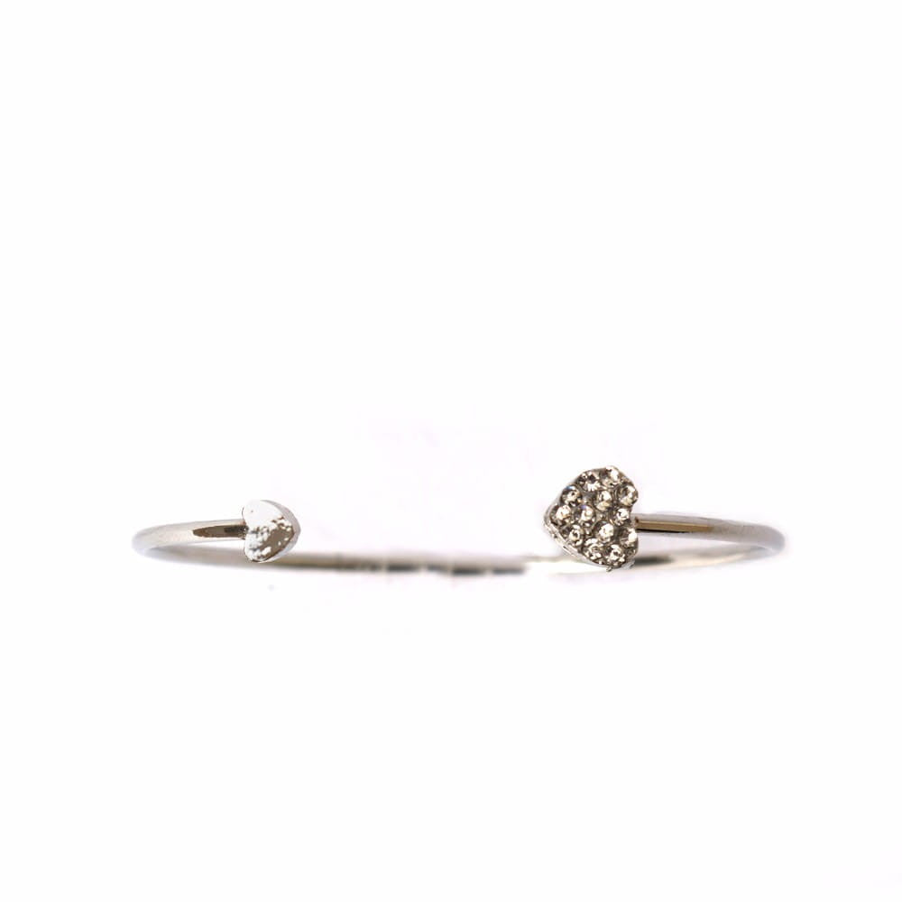 Silver Heart Bracelet - Joker & Witch