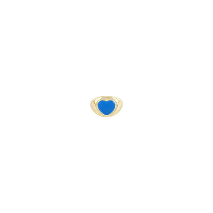 I Heart Blue Colour Pop Ring