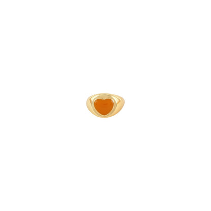 I Heart Yellow Colour Pop Ring