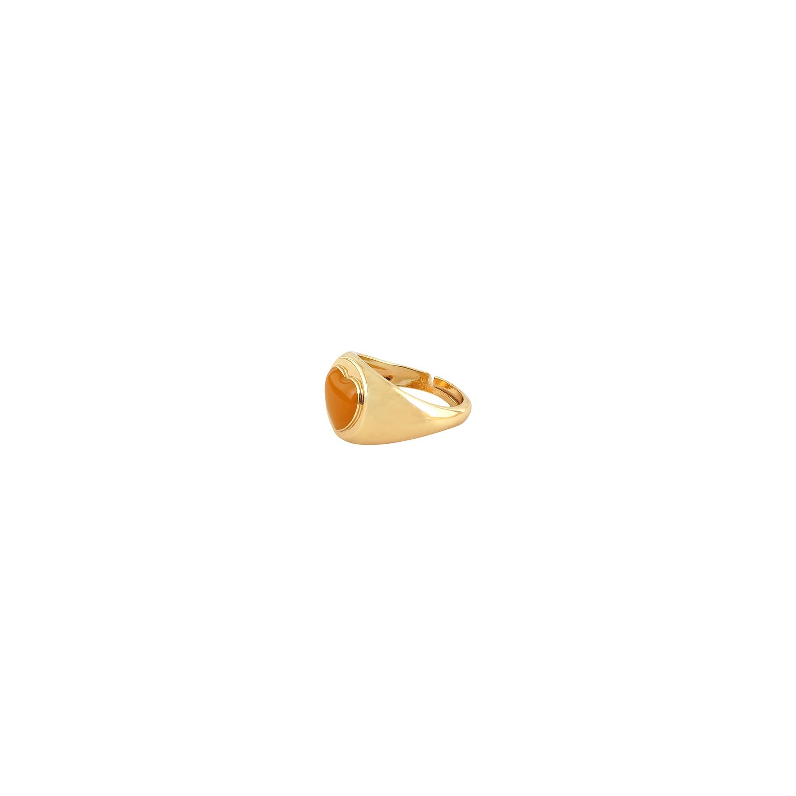 I Heart Yellow Colour Pop Ring
