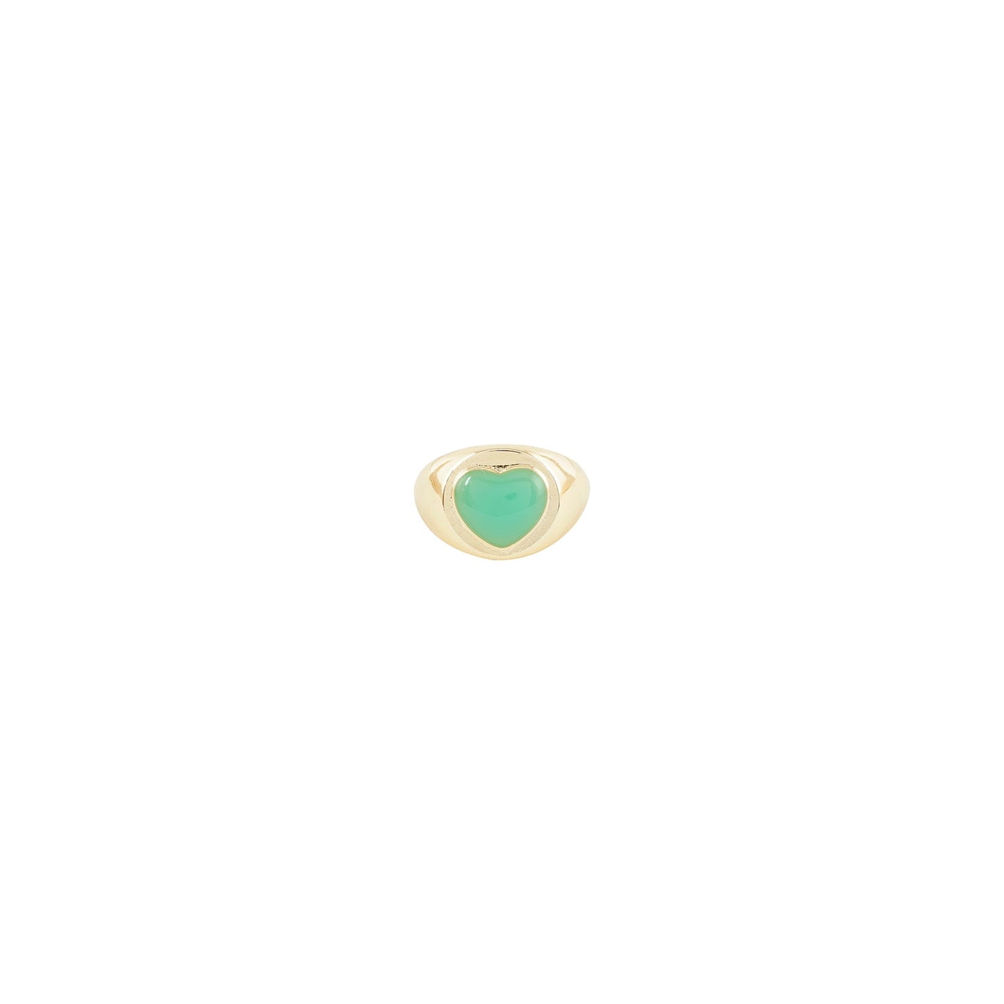 I Heart Green Colour Pop Ring