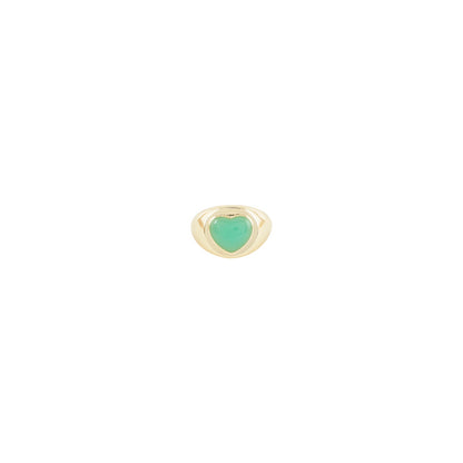 I Heart Green Colour Pop Ring