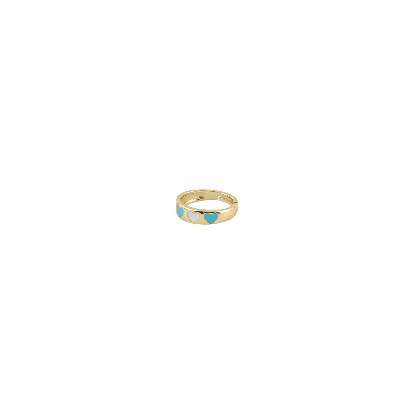Cara Blue And White Multicolour Ring