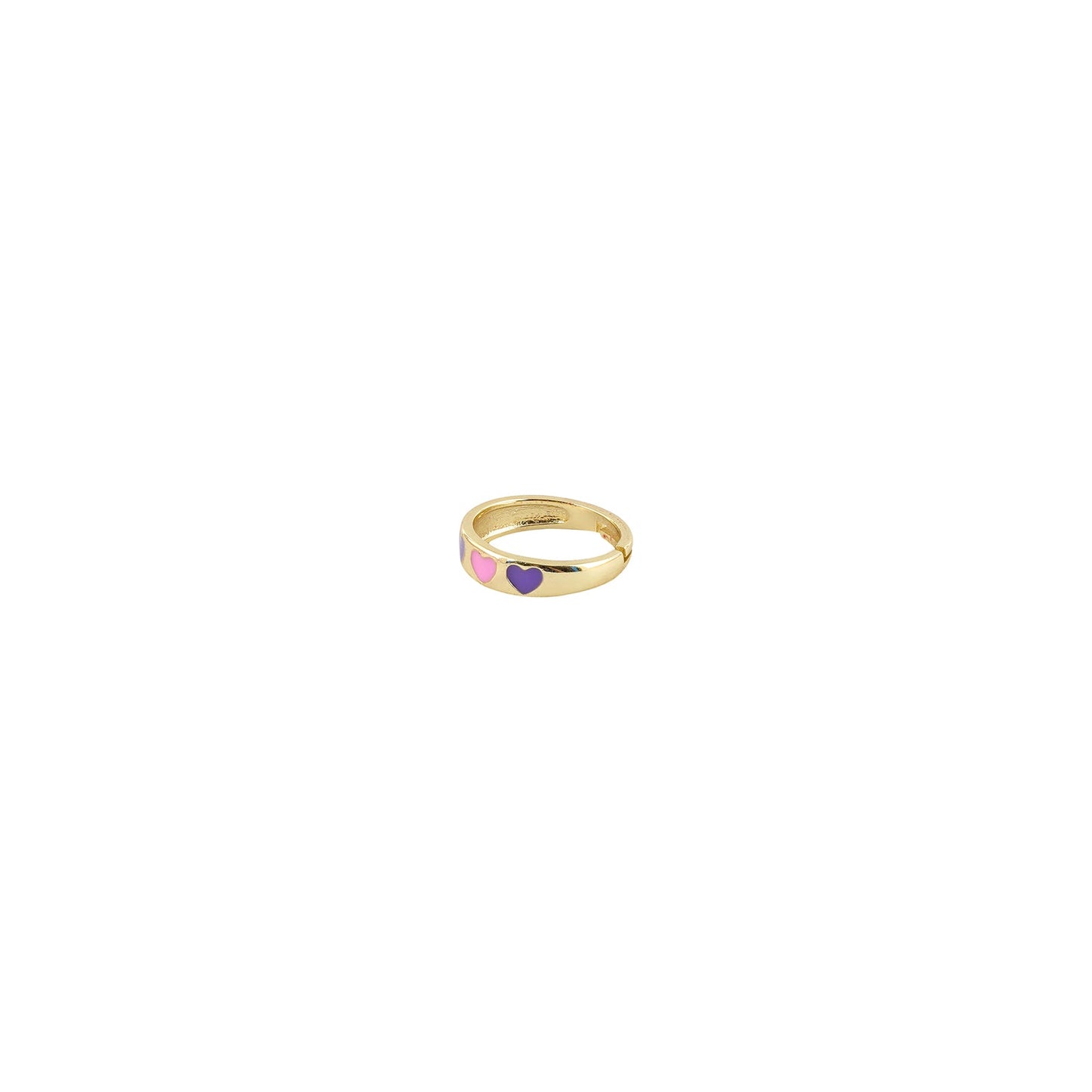 Cara Pink And Purple Multicolour Ring