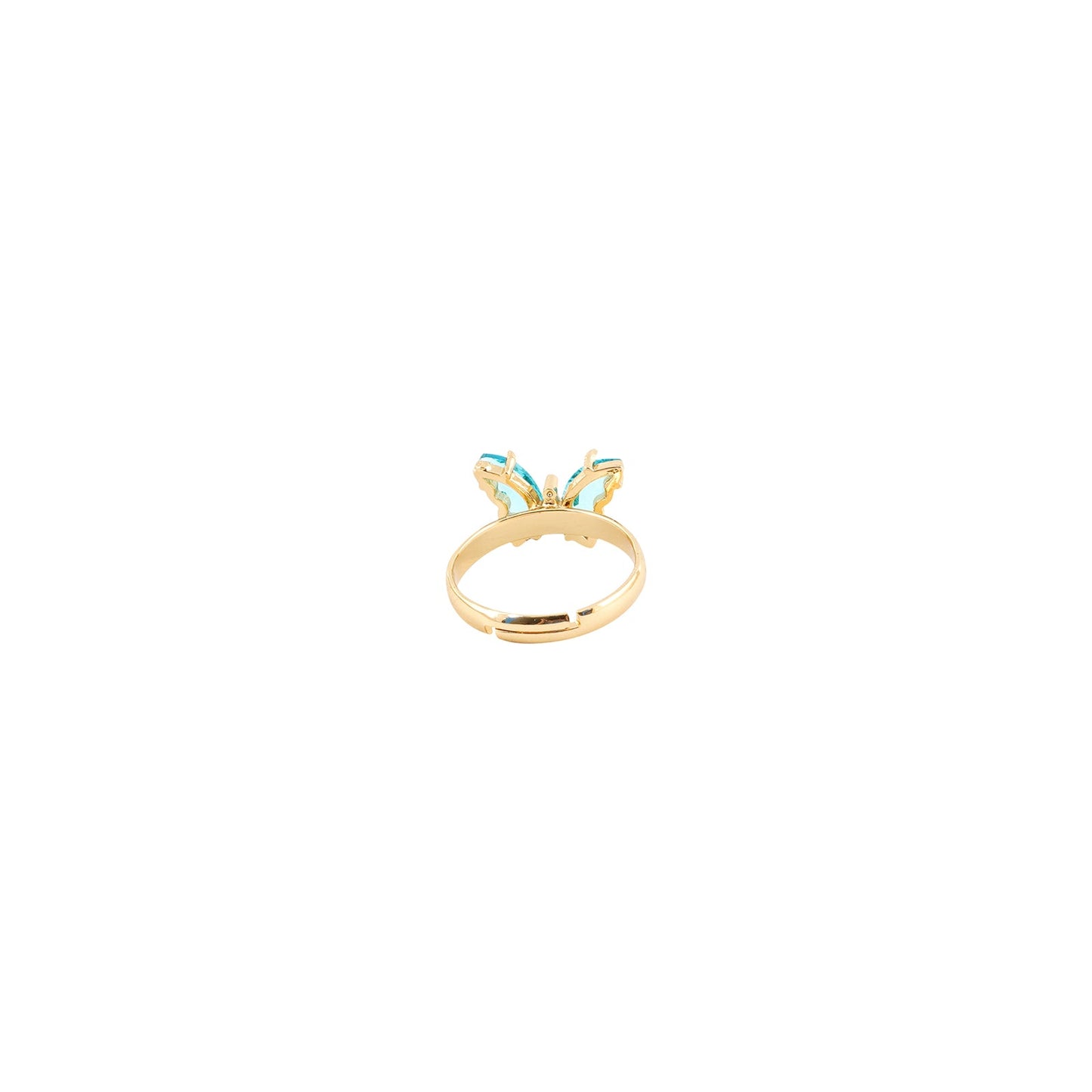 Mabel Butterfly Blue Stone Ring